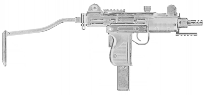 mini uzi drawing