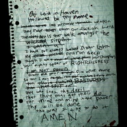 Promotional material featuring lore text of Dan.