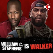 Elijah Walker is voiced by William Christopher Stephens