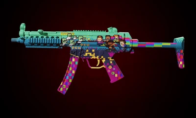 One of the twelve exclusive weapon skins.