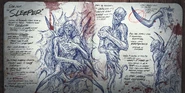 Promotional material featuring lore text of the Sleeper.