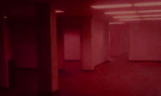 I'm lost in the backrooms level 0, and the lights are flickering like the  red room in twin peaks. Any ideas on how to get out? Some strangers noises  are being heard. 