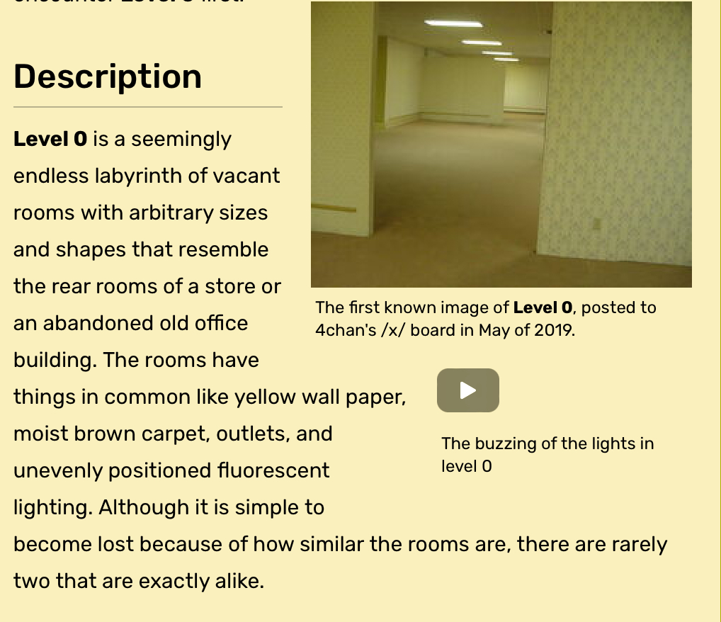 Level REDACTED, Backrooms Freewriting Wiki