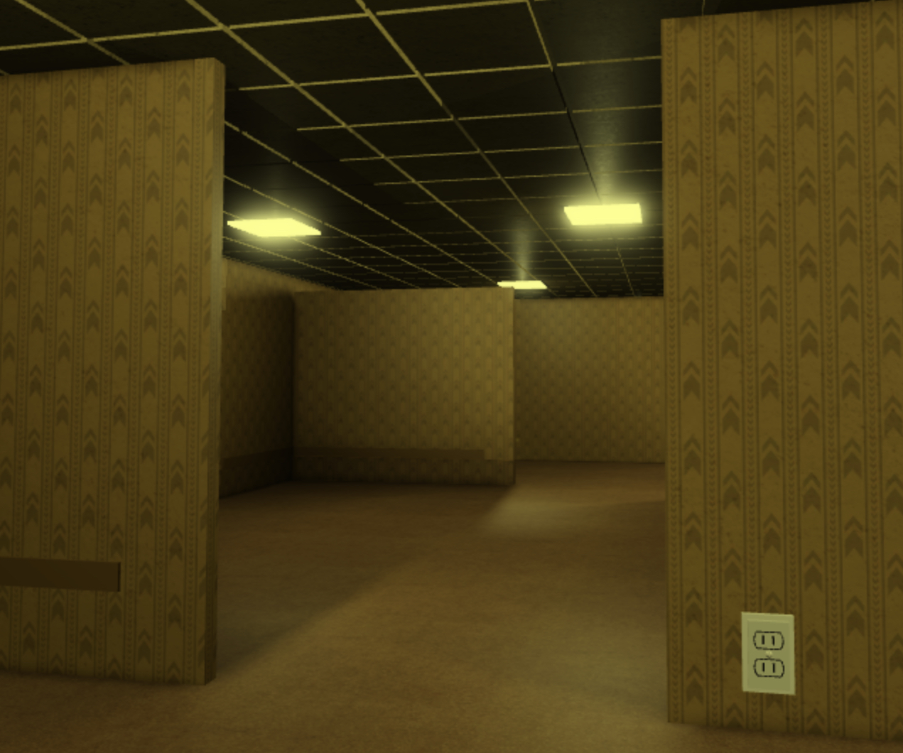 Roblox The True Backrooms Guide (Stage 0-2), The Backrooms