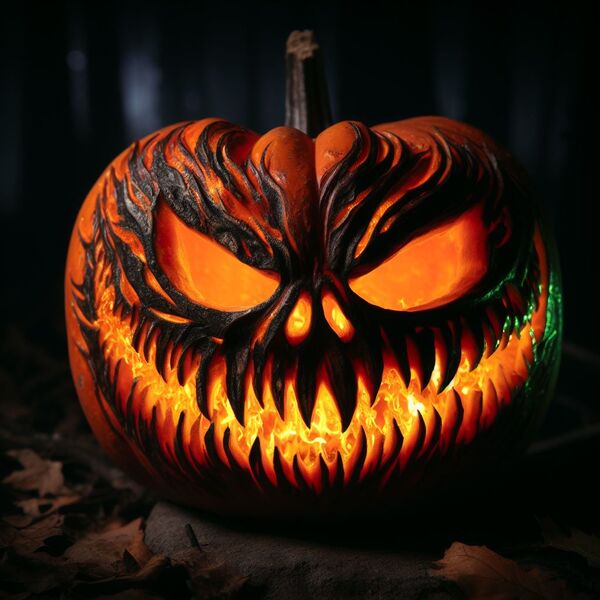 Jack-O-Lantern Pumpkin Mode 2