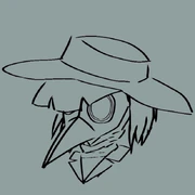 一張以該實體的形象繪製的大頭簡筆畫