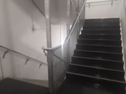 Image of the stairway between floors.