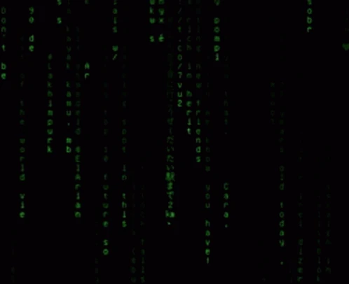 Matrix-falling-words