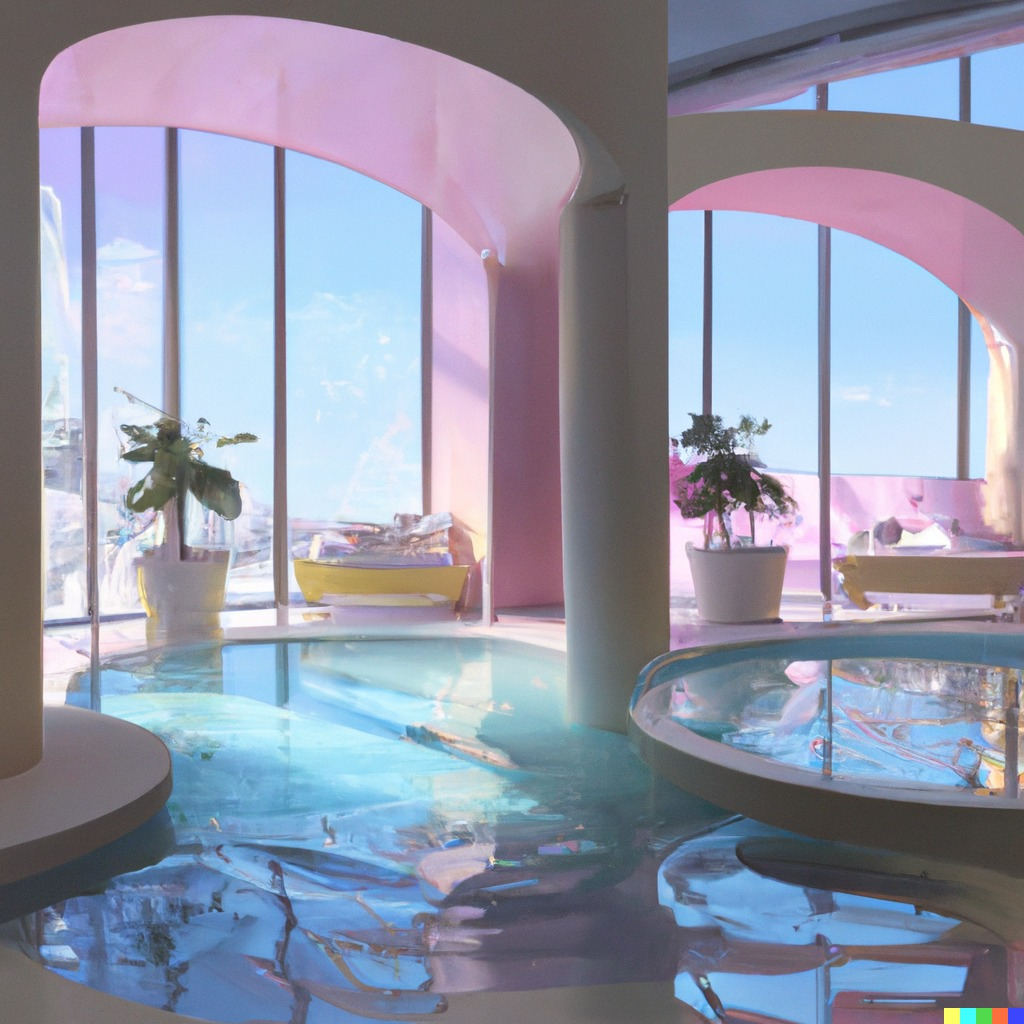 Sublevel of the poolrooms, sunny spa : r/backrooms