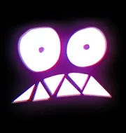 A drawing of a frowner.