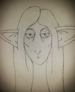 This image is a rough composite sketch of Malveillant Kritanta. Artist is unknown.