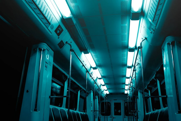 Blue metro