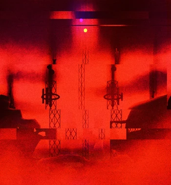 The tower can be seen in the distance. This was taken when the Tower was seemingly constructed from some time ago before.