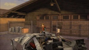 Гараж Дока и ДеЛореан.