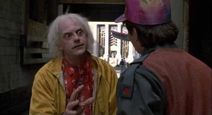 Док предупреждает Марти о .