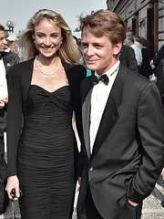 Фокс с женой в 1988 году.