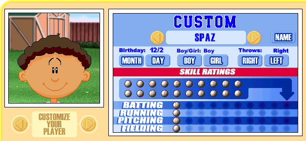 Backyard Baseball 2001 / Blue Melonheads / Season Mode / Hard - Game 10 