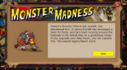 Monster Madness Notification