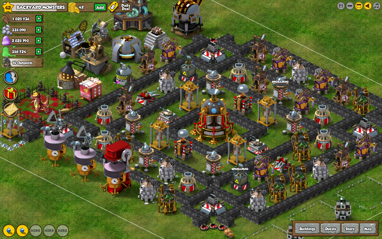 The Triple Sided Base Backyard Monsters Wiki Fandom The Triple Sided Base Backyard Monsters Wiki Fandom