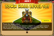 First Ad about the Level 10 Town Hall.