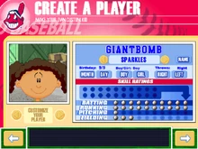 Create-A-Player in Backyard Baseball 2001.