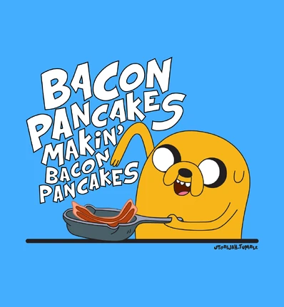 I love bacon pancakes