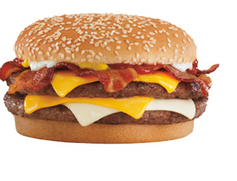 BACON CHEESEBURGER*, Menu