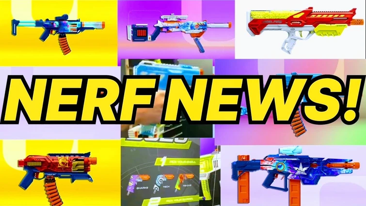 NERF NEWS!!! 2025 NEW YORK Toy Fair REVEALS! NEW Gelfire Blasters and Nerf Loadout Series