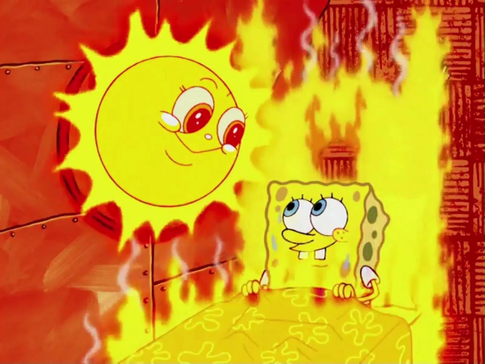 SpongeBob can survive in fires Fandom