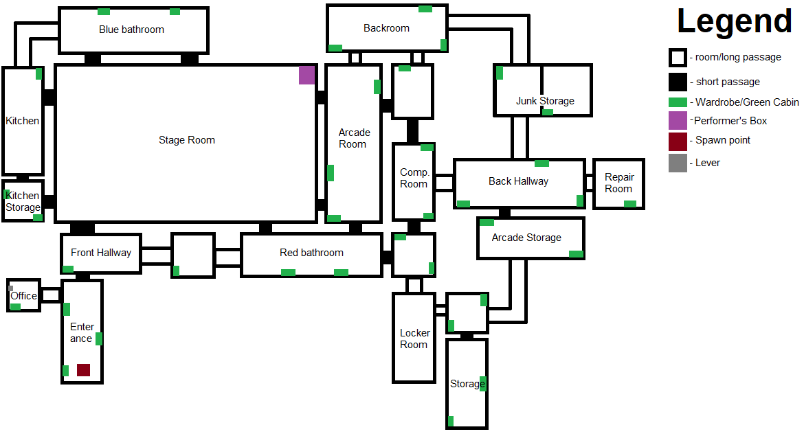 Added Map Guide To Slaughter Event Fandom - the backrooms roblox map