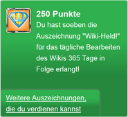 Erhalten des Badges "Wiki-Held!"