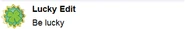 Sidebar image for "Lucky Edit"