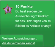 Grafiker (erhalten).png (60 KB) Erhalten des Badges "Grafiker"