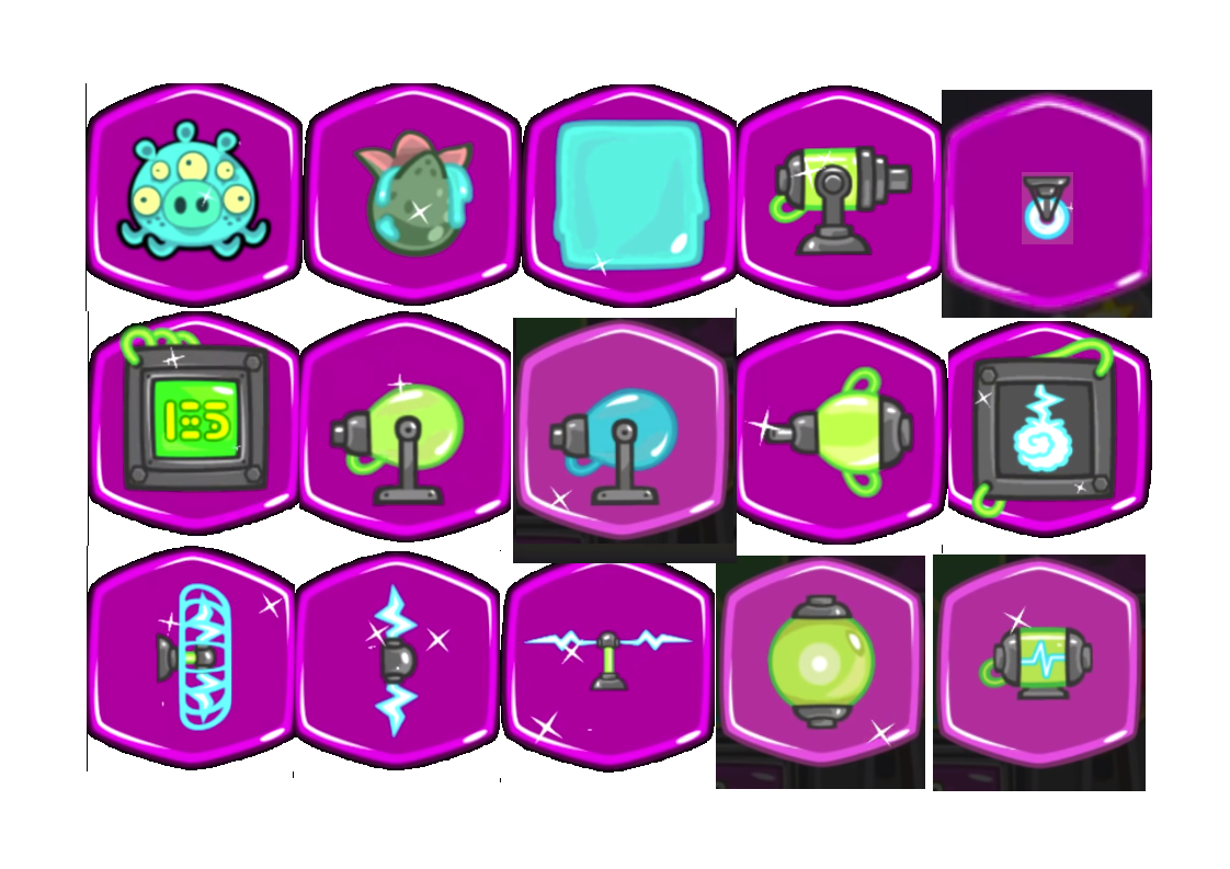 Bad Piggies - ALL 1 STAR ITEM (Hidden Loot Crates) 