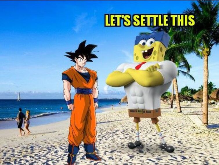 Goku Vs Spongebob Fandom 