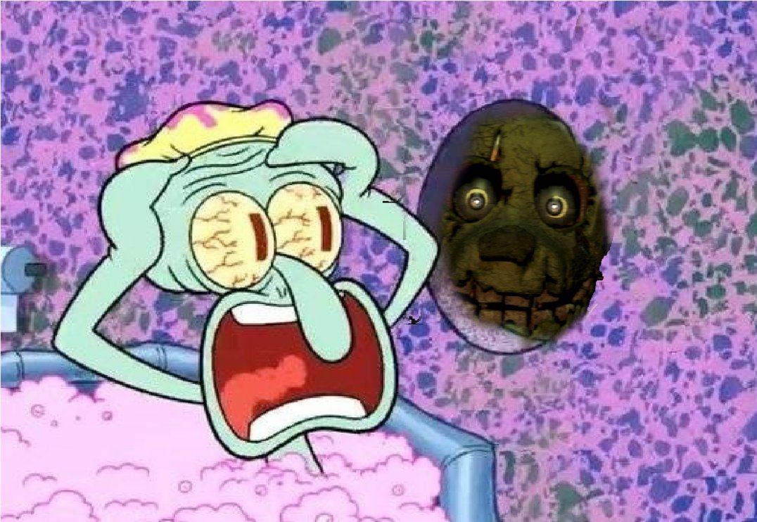 Springtrap scares squidward Fandom.