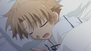 Akihisa sleeping