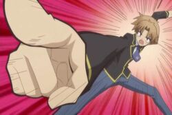 2-F aki finger points