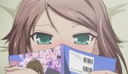 Yuuko reading her favorite Yaoi novel