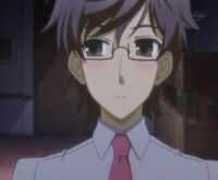 Sensei Hasegawa blushing