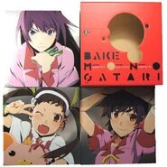 The Bakemonogatari Key Animation Note set, which features production works