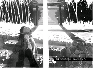 First depiction in Bakemonogatari.