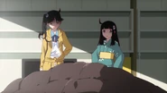 Fire sisters 1.png (818 KB) Tsukihi and her sister Karen in Bakemonogatari, in which they have very few appearances.