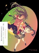 On the English cover of Bakemonogatari.