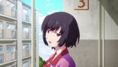 Hanekawa in Owarimonogatari. Her hair is dyed so the white tiger stripes don't show.