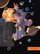 Cover of the English version of Owarimonogatari Vol 3.