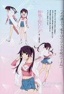 Zoku Owarimonogatari Concept Art - Hitagi Senjougahara