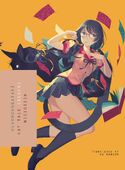 Cover for the English edition of Nekomonogatari Black.