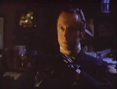 Smith interrogating Holmes about the package with the infected trap he received from him