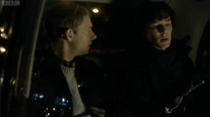 Sherlock deducing John